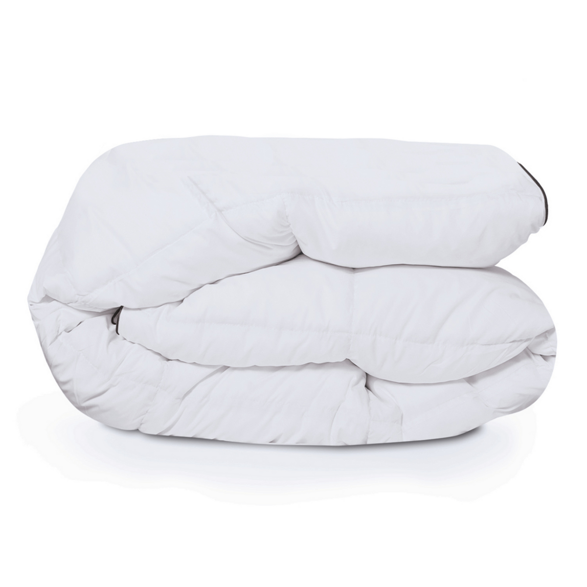 ID MARKET Couette 220x240 CM AELA blanche en plume d'oie anti acarien 500 gr