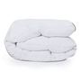 Voir la diapositive 1 : ID MARKET Couette 220x240 CM AELA blanche en plume d'oie anti acarien 500 gr