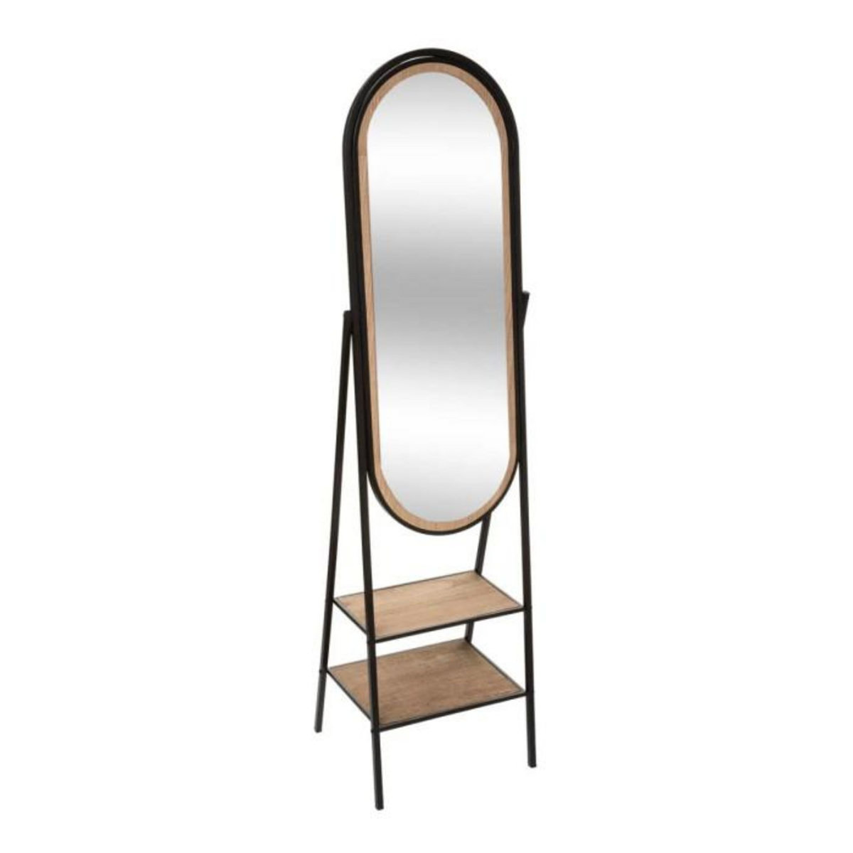 ATMOSPHERA Miroir sur Pied  Maël  160cm Noir