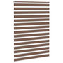 Voir la diapositive 3 : VIDAXL Store zebre marron 160x200cm largeur du tissu 155,9cm polyester