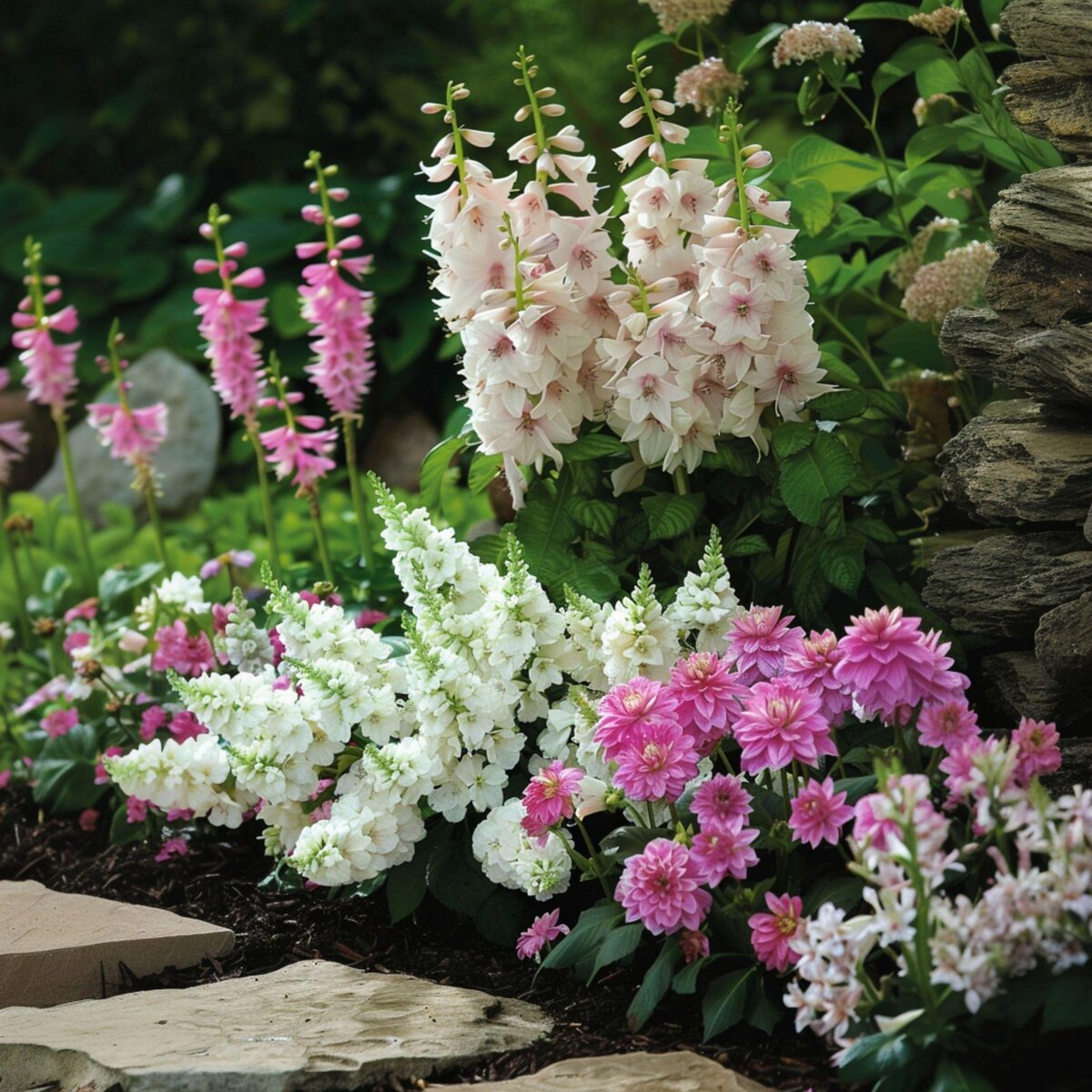 PLANT IN A BOX Mélange de bulbes pour le jardin - Set de 125 - Rose