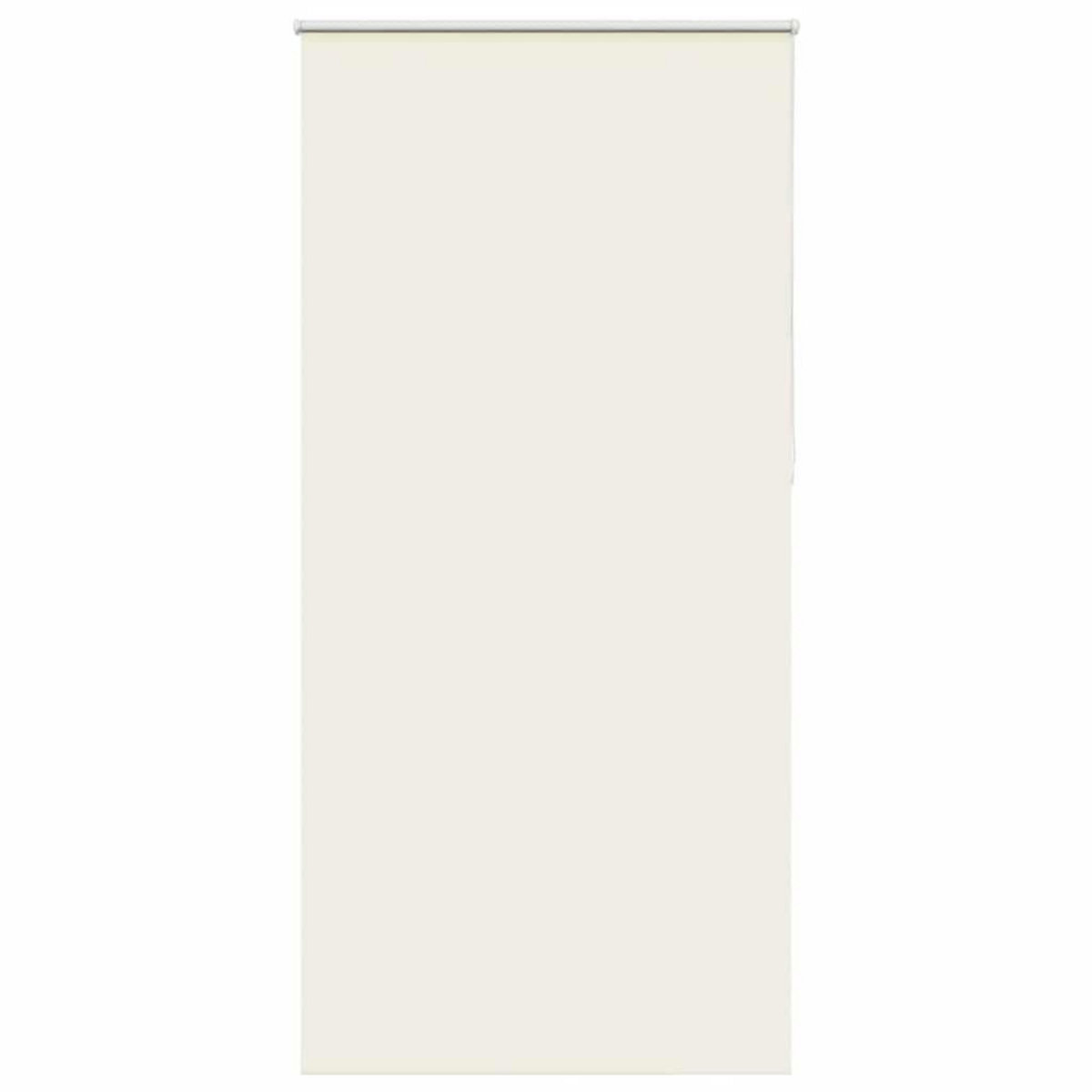 VIDAXL Store enrouleur occultant blanc casse 95x230cm largeur du tissu