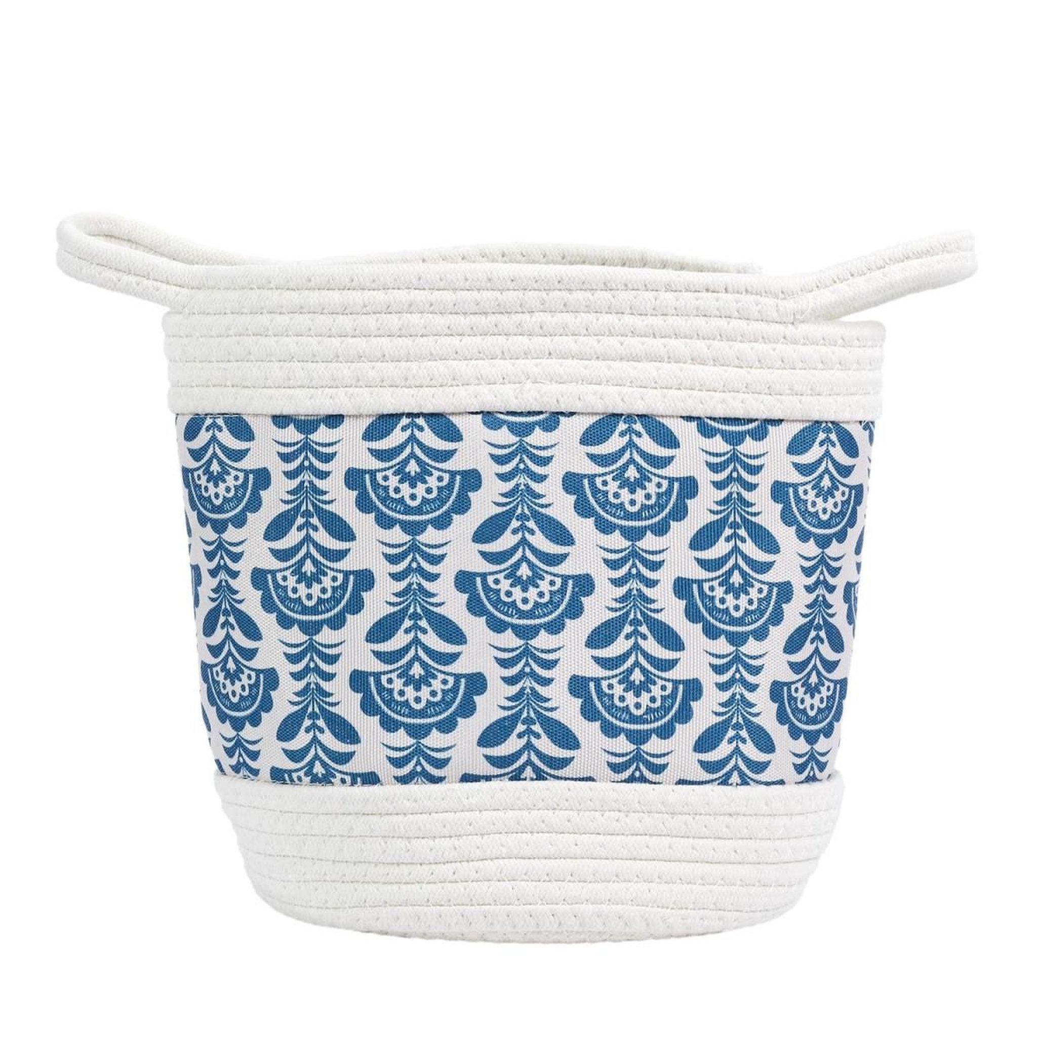Voir la diapositive 4 : The Home Deco Factory Lot de 3 paniers de rangement  jaïpur  31cm bleu