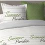 Voir la diapositive 2 : Home collection Parure housse de couette coton 57fils-paradise