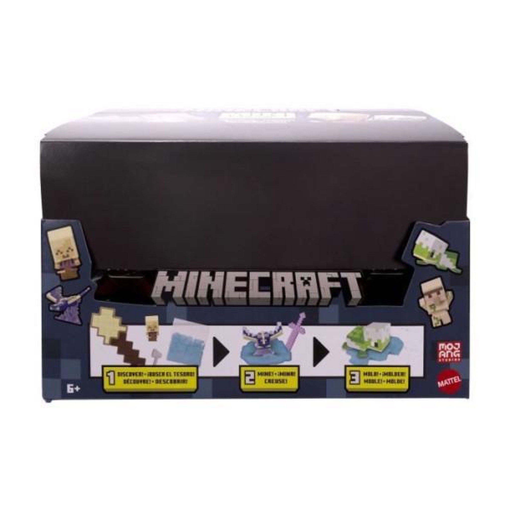 Voir la diapositive 2 : MATTEL Minecraft-Mini-Tetes Modulables - Assortiment de figurines - Minecraft - HTK99 (modele aléatoire)