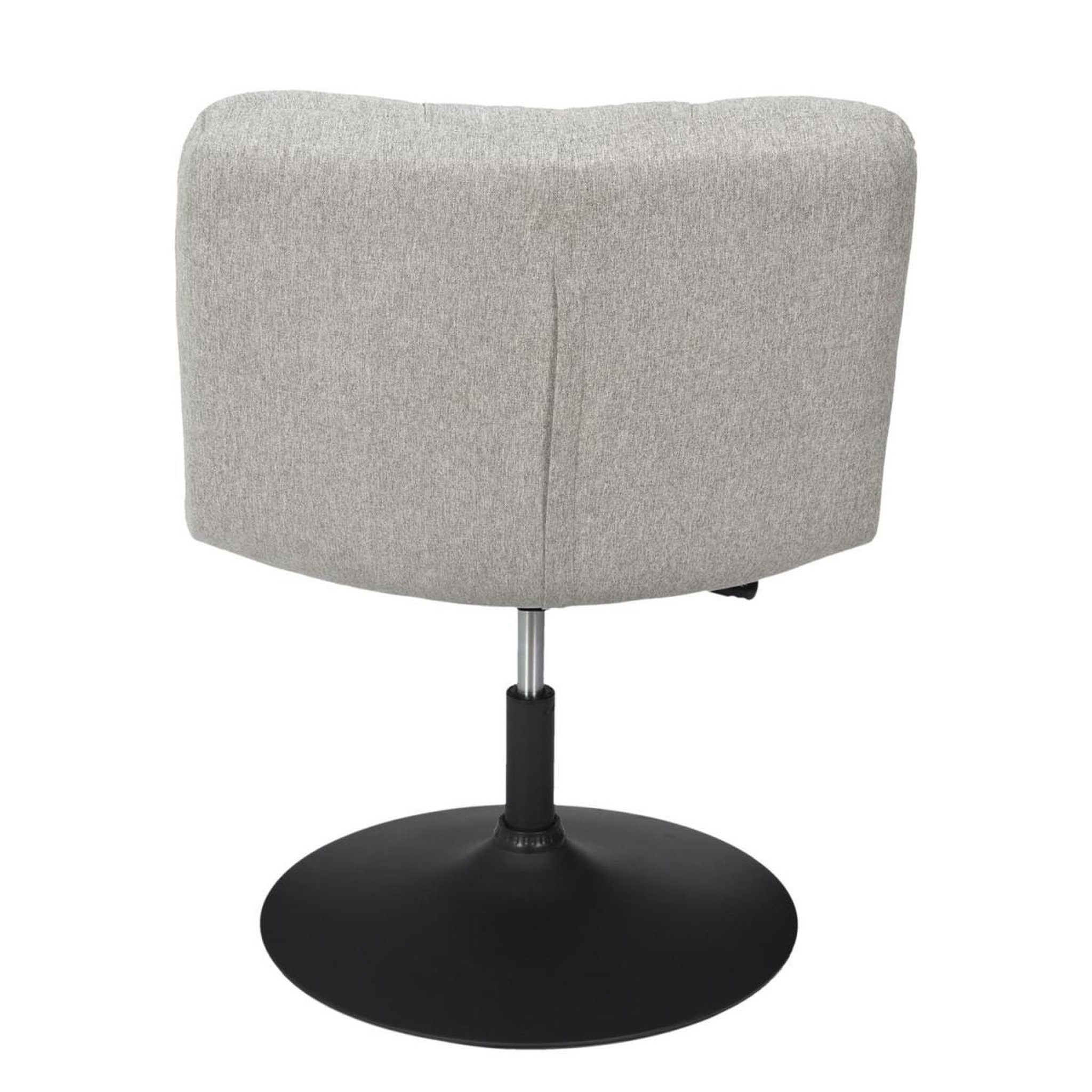 Voir la diapositive 4 : The Home Deco Factory Fauteuil pivotant design  anton  89cm gris