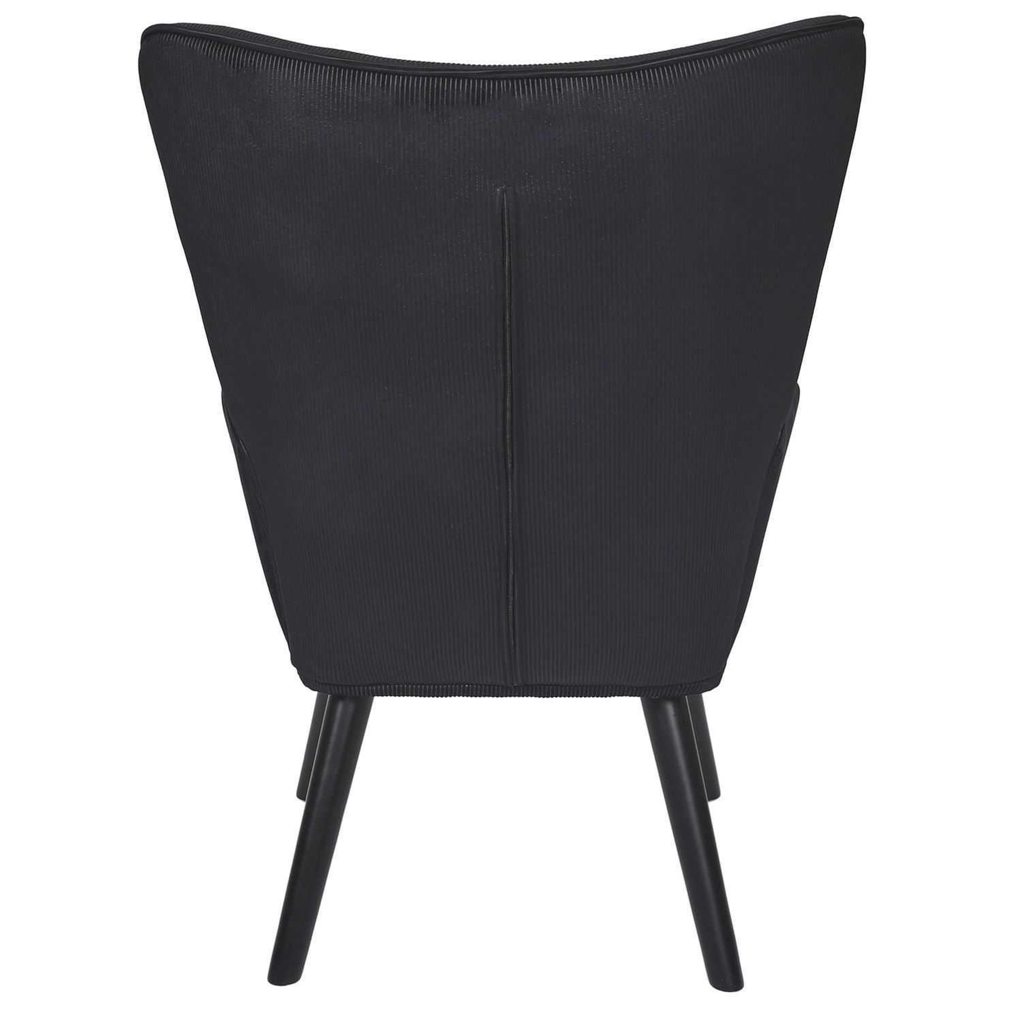 Voir la diapositive 5 : The Home Deco Factory Fauteuil de salon en velours côtelé Giulia