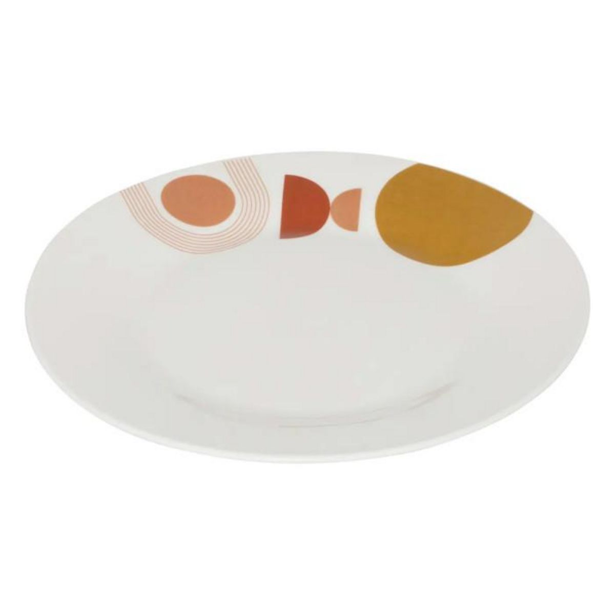 SECRET DE GOURMET Lot de 6 Assiettes à Dessert  Tara  19cm Blanc