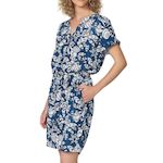 TBS Robe  à Fleurs Femme TBS JANIEROB. Coloris disponibles : Bleu