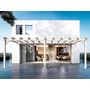 Voir la diapositive 2 : JARDIDECO Pergola adossée en lamellé-collée Avignon 600 x 500 cm - Mardeland