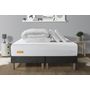 Voir la diapositive 6 : SEPTNUITS PACK Matelas + double sommiers gris  Memo Bio  Mousse à mémoire de forme 5 zones de confort Maxi épaisseur