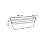 Voir la diapositive 4 : ELHO ELHO Jardiniere Green Basics 60 - Vivre noir - Exterieur - XXL - L 29,5 x W 59,2 x H 27,7 cm