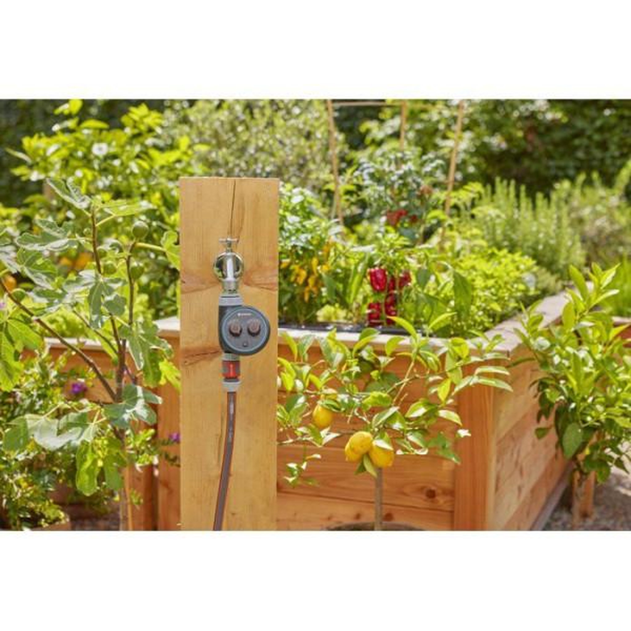 Voir la diapositive 4 : Gardena Programmateur d'arrosage - gardena - easyplus - pour robinets 20/27 et 26/34 - fonction brumisation - retardateur de démarrage