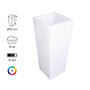 Voir la diapositive 5 : SWEEEK Vase LED 75cm - Pot de fleurs décoratif lumineux. 16 couleurs. 75cm. rechargeable. télécommande