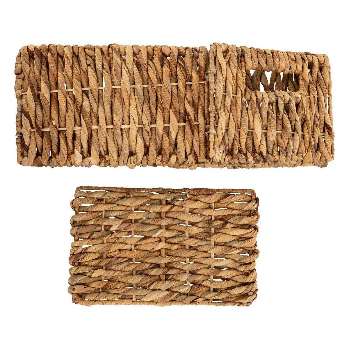 ATMOSPHERA Panier de rangement en jacinthe - 29x16x20 - Marron