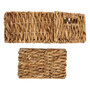 Voir la diapositive 3 : ATMOSPHERA Panier de rangement en jacinthe - 29x20x16 - Marron