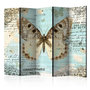 Voir la diapositive 1 : Paris Prix Paravent 5 Volets  Postcard with Butterfly  172x225cm