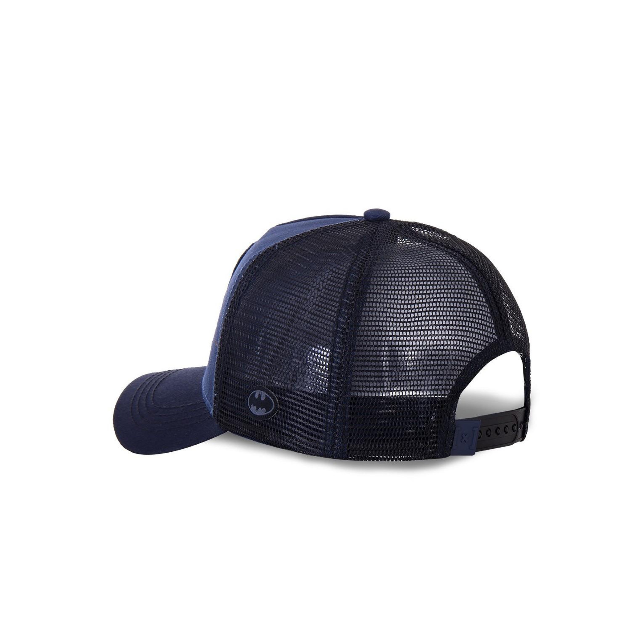 Voir la diapositive 4 : CAPSLAB Casquette trucker DC Comics Batman Bleu Marine