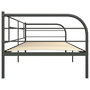 Voir la diapositive 5 : VIDAXL Cadre de lit de repos sans matelas gris métal 90x200 cm