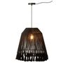 Voir la diapositive 2 : Paris Prix Lampe Suspension en Jute  Celia  53cm Noir