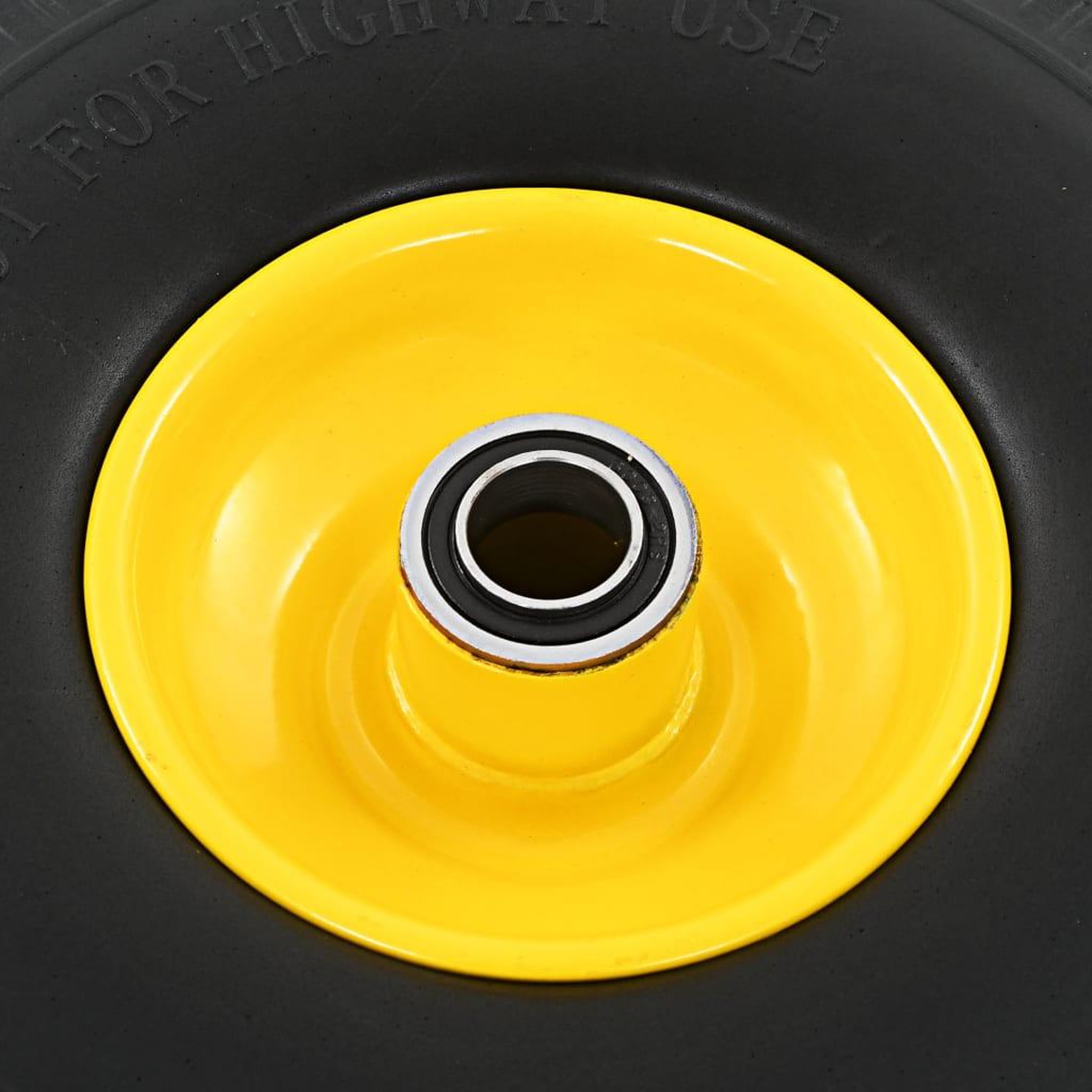 Voir la diapositive 5 : VIDAXL Roue de diable 2 pcs PU solide 3.00-4
