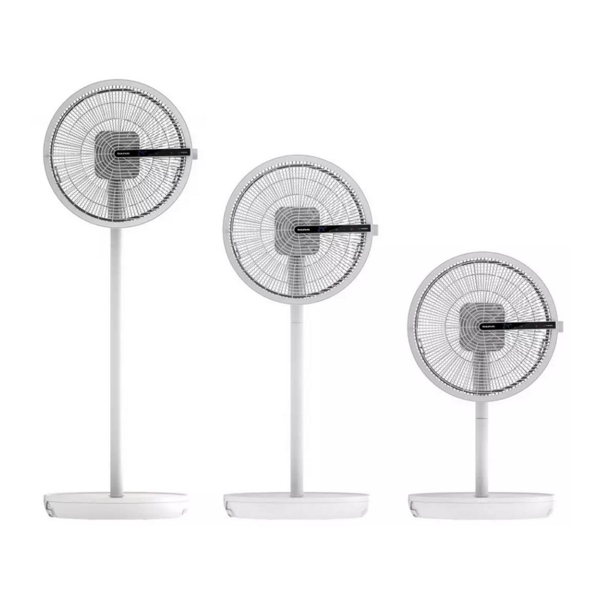 Voir la diapositive 2 : Taurus Ventilateur sur pied 46cm 24w 12 vitesses blanc - ICEBRISEXL-COMPACT