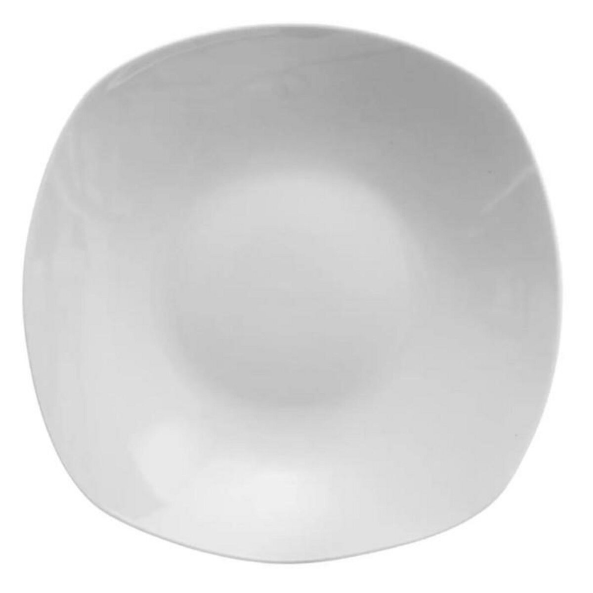 SECRET DE GOURMET Lot de 6 Assiettes Creuses  Plaza  22cm Blanc