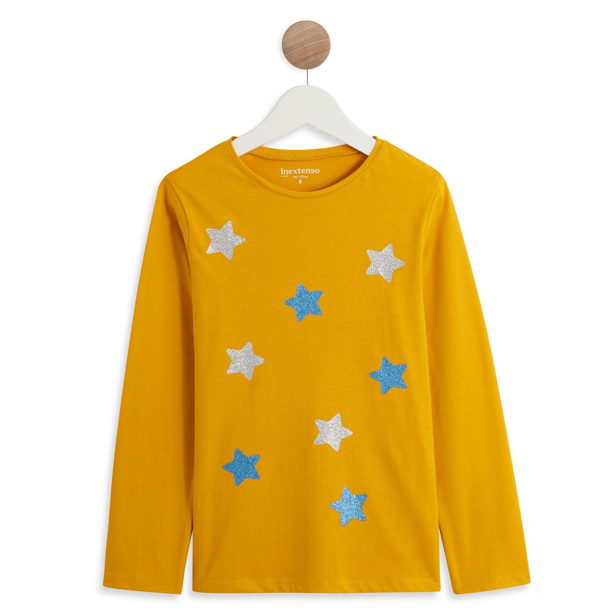 INEXTENSO T-shirt manches longues jaune fille 
