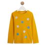 Voir la diapositive 1 : INEXTENSO T-shirt manches longues jaune fille 
