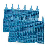 Zodiac Lot de 2 brosses lamelles bleu pour robot indigo - w1585a