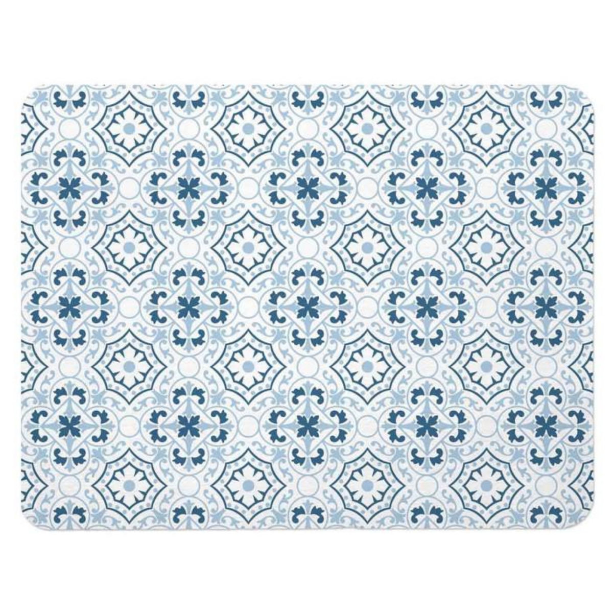 Paris Prix Tapis de Bain à Motifs  Atlanta  40x60cm Bleu