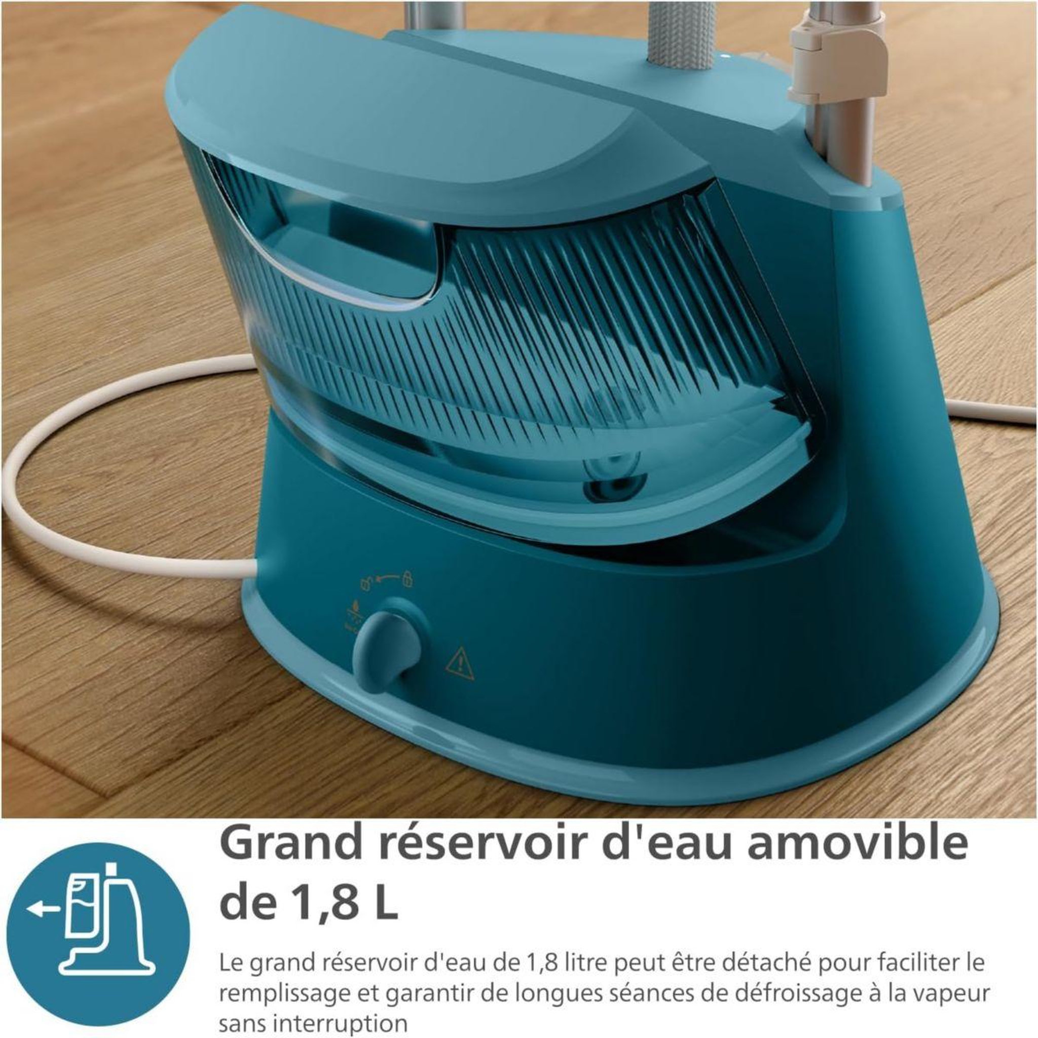 Voir la diapositive 3 : Philips Défroisseur vapeur vertical ste1040/20