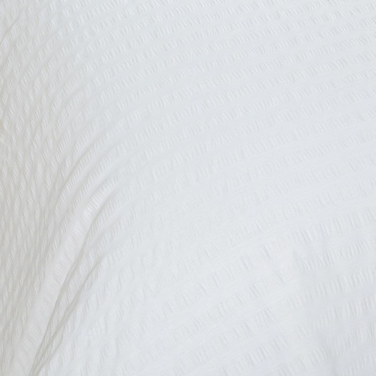 FUTURE HOME Parure de lit double en seersucker