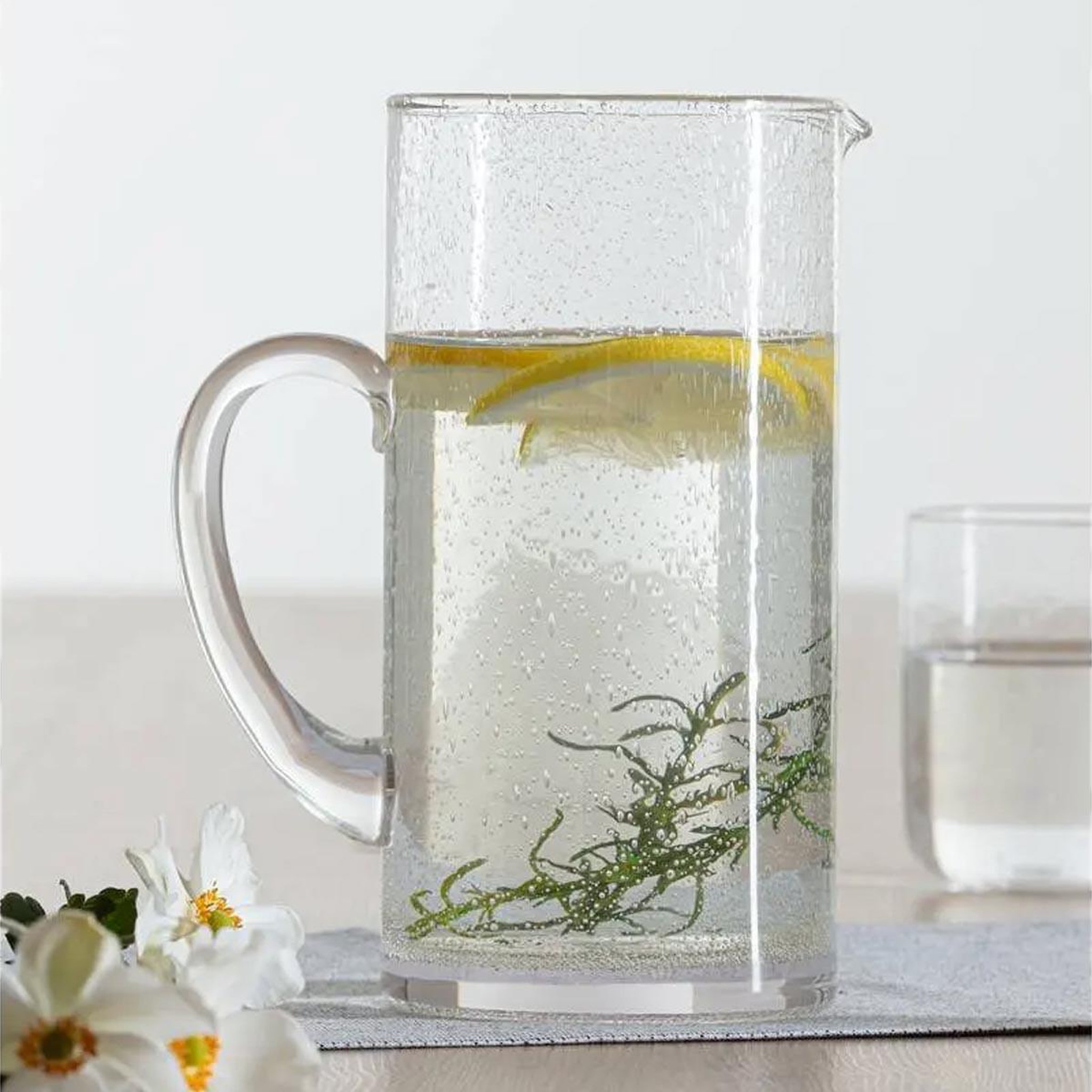 Voir la diapositive 2 : SECRET DE GOURMET Pichet en verre design  naia  1,3l transparent