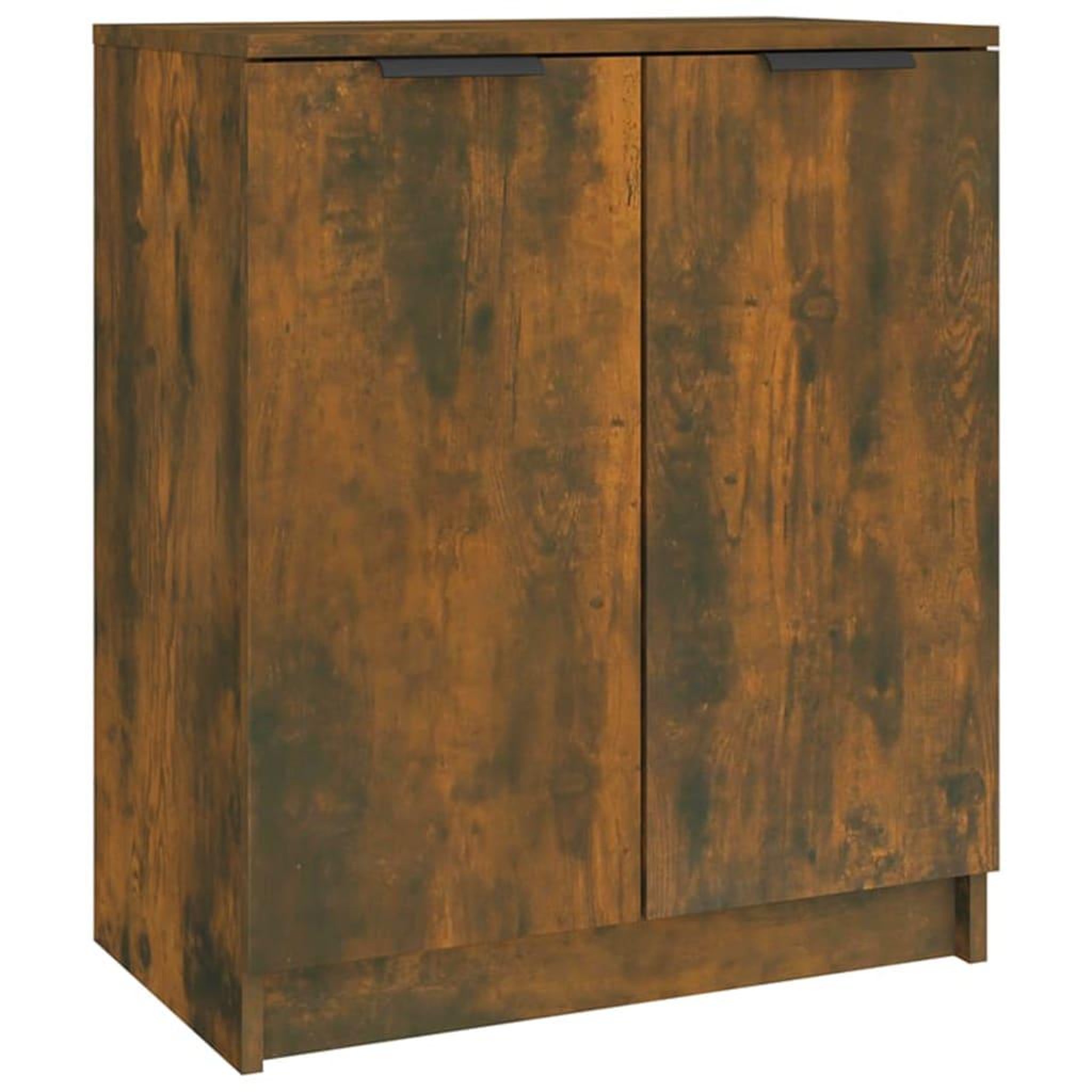 Voir la diapositive 2 : VIDAXL Meuble a chaussures Chene fume 59x35x70 cm Bois d'ingenierie