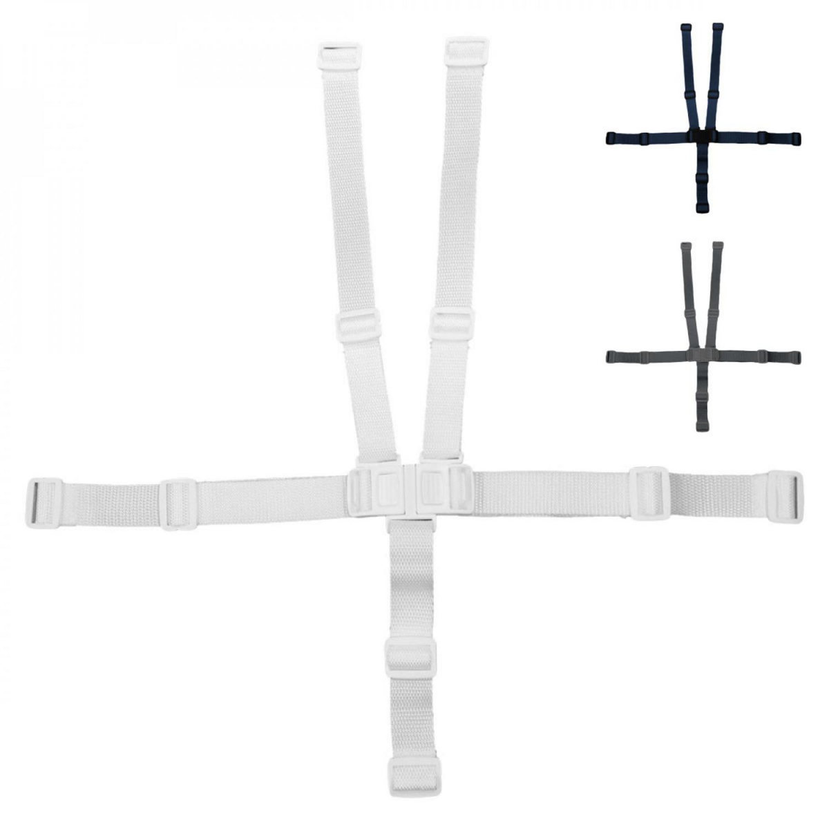 Monsieur Bébé Harnais de sécurité 5 points pour chaise haute enfant - Gamme Ptit