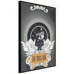 Paris Prix Affiche Murale Encadrée  Cool Bulldog. Coloris disponibles : Jaune, Noir