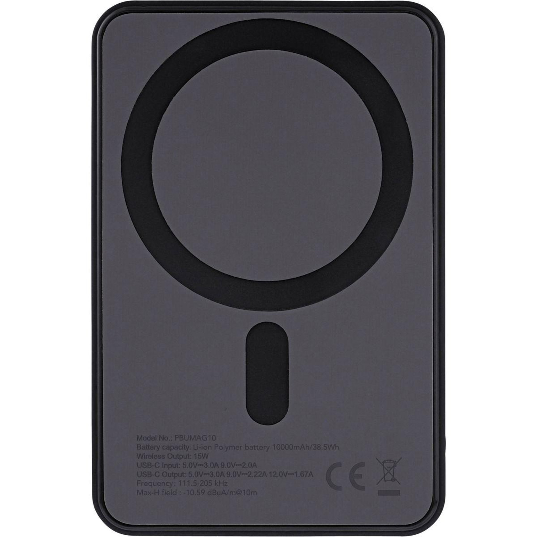 Voir la diapositive 2 : TNB Batterie externe 10 000 mAh MagSafe fonction stand noir