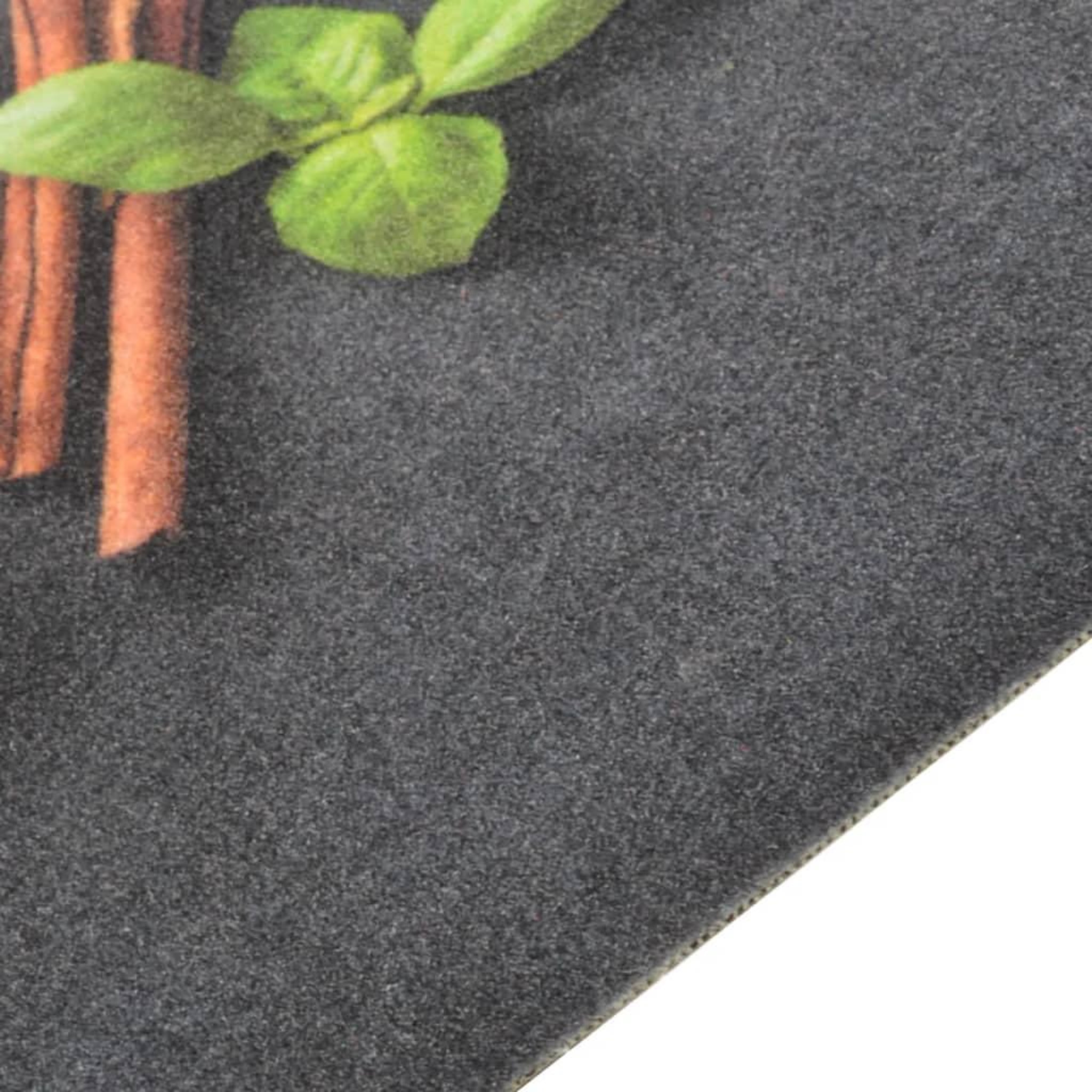 Voir la diapositive 3 : VIDAXL Tapis de cuisine lavable impression d'epices 60x300 cm velours