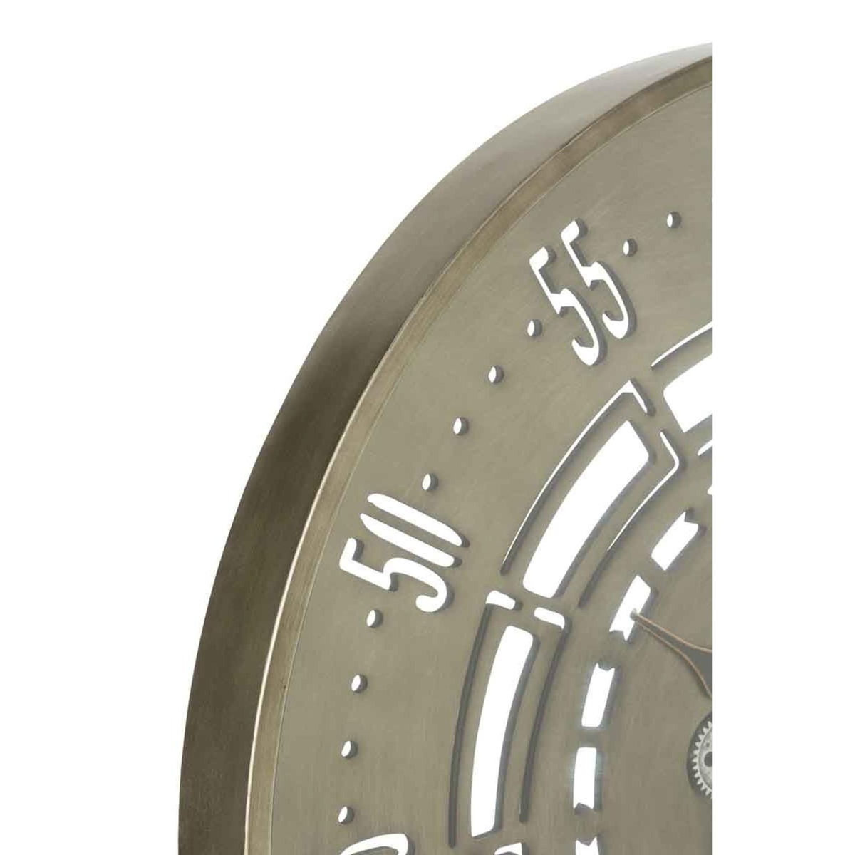 Paris Prix Horloge Murale  Engrenage Secondes  90cm Cuivre