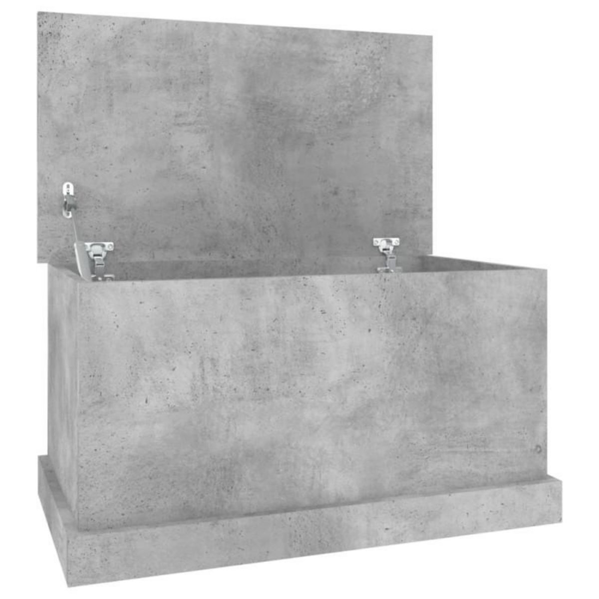 VIDAXL Boîte de rangement gris béton 70x40x38 cm bois d ingénierie