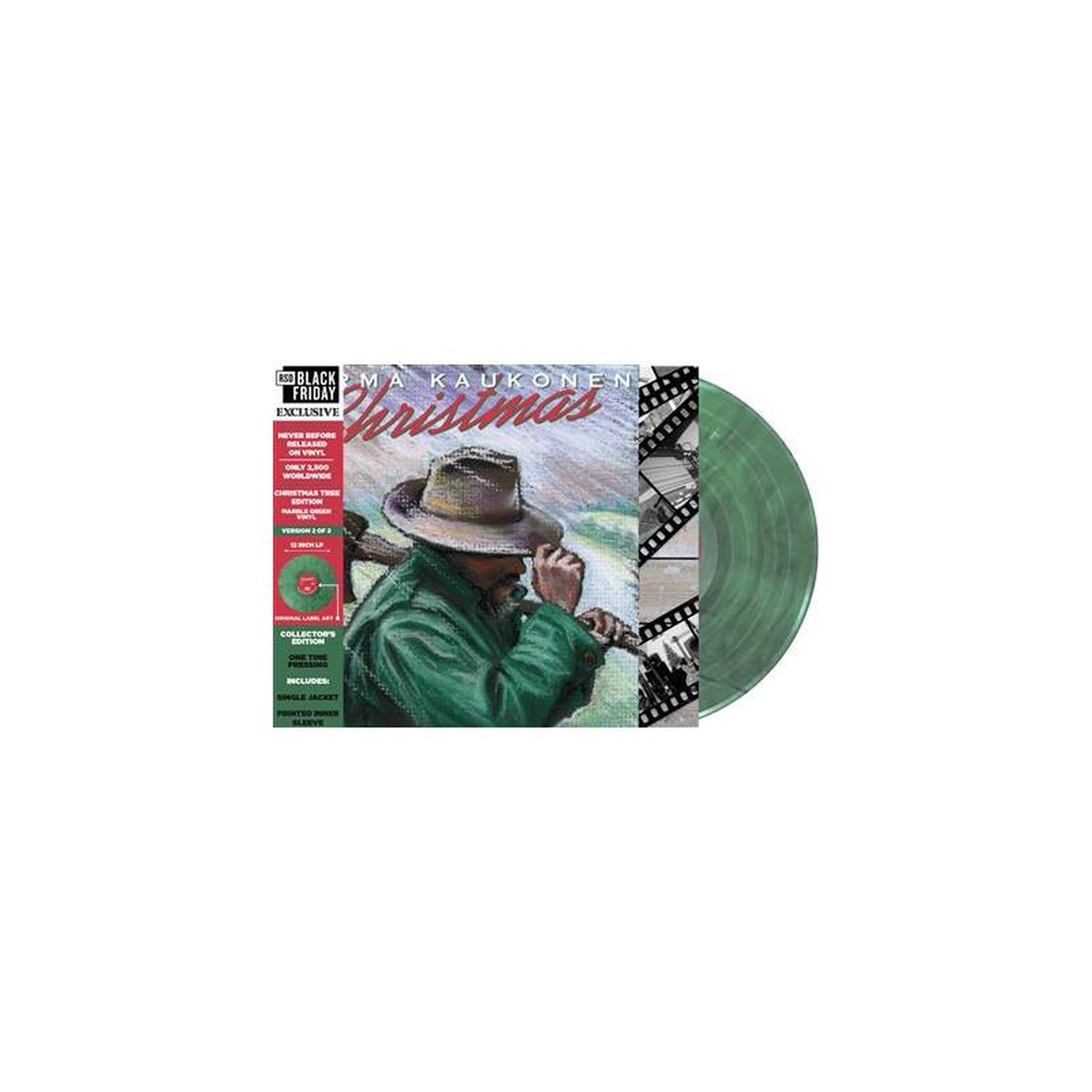 Christmas Edition Limitée Vinyle Marbré Vert