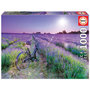 Voir la diapositive 1 : EDUCA Puzzle 1000 pcs Velo dans un champ de lavande