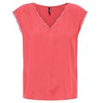 Only T Shirt  Femme Only Selina. Coloris disponibles : Rose