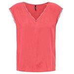 Only T Shirt  Femme Only Selina. Coloris disponibles : Rose