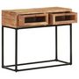 Voir la diapositive 3 : VIDAXL Table console 90x35x76 cm Bois d'acacia massif
