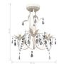 Voir la diapositive 6 : VIDAXL Lustres suspendus a cristaux 4 pcs Blanc elegant