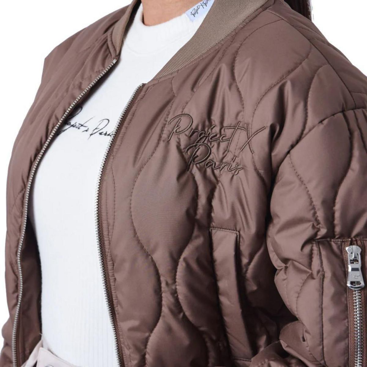 Project X Veste Bomber  Femme Project X Paris  atelassé