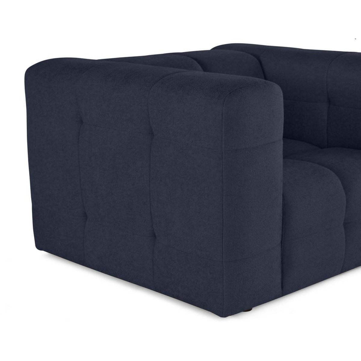 LISA DESIGN Suzano - fauteuil en tissu texturé