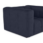 Voir la diapositive 6 : LISA DESIGN Suzano - fauteuil en tissu texturé